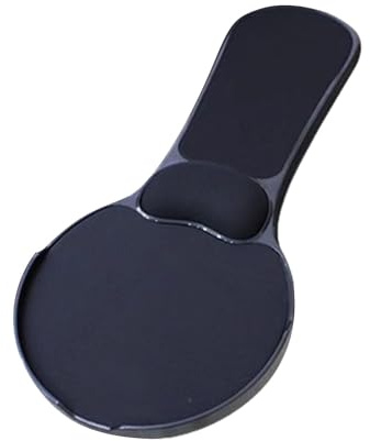 YPREWY Plateau d'extension de bras de bureau d'ordinateur large 22 cm, repose-poignet amovible, repose-poignet ergonomique pour une utilisation prolongée, tapis de souris de bureau et chaise