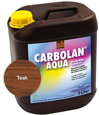 Carbolan Aqua Holzlasur, 5L (Teak)