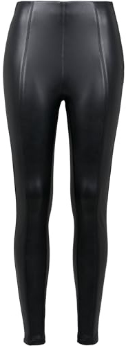 Urban Classics Damen Leggings Faux Leather Skynny Pants Hose