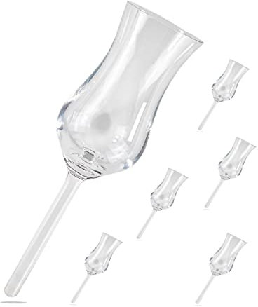 Deggelbam Company Set di 6 bicchieri da grappa, senza base da inserire/liquore Stamperl