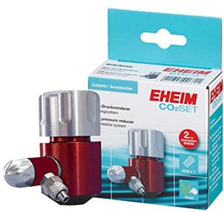 Eheim CO2 Druckminderer für Aquarium, CO2-Dosierung im Aquascaping und Aquarienpflanzenpflege, 193 Gramm