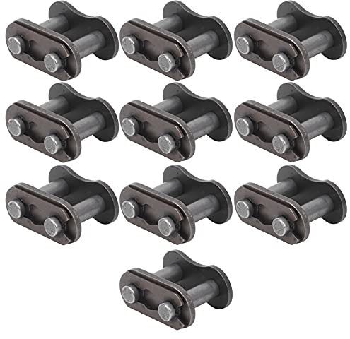 Keenso Motorrad Kettenglieder, 10 Stück Motorrad 428 Stahl Ketten Master Link Ketten Verbindungsglieder Kettenschnalle