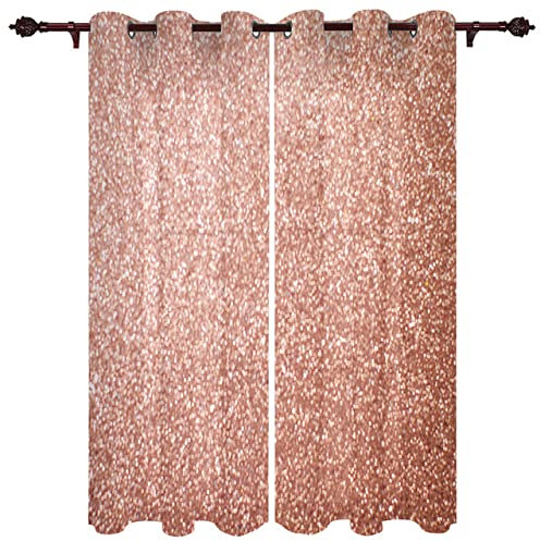 Pailletten Glänzend Feiern Stoff Einfarbig Vorhang Fertige Jalousien Vorhänge Moderne Vorhänge für Schlafzimmer Wohnzimmer Küche-LEX03866.135W x 215H(cm)