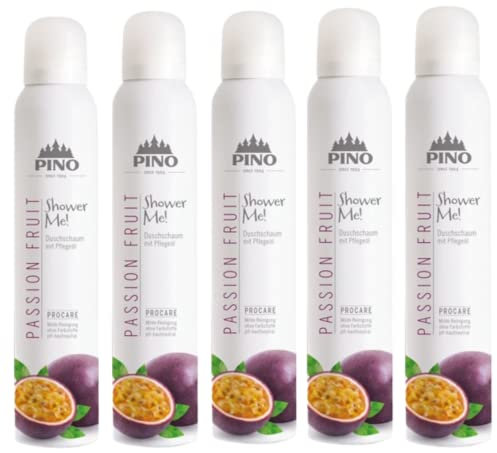 Pino Shower Me Duschschaum Passionsfrucht 5 x 200 ml