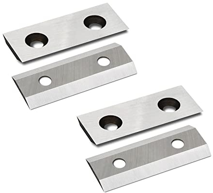 Generico WNJ-Tool, 2 Paia di Lame per trituratore da Giardino Legno cippatrice Coltello Pezzi di Ricambio di Ricambio per SCREWFIX Titan TTB3535HR 2500 W Accessori per Strumenti