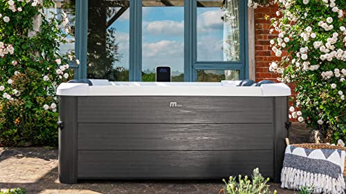 Indoor Outdoor Pool tragbar 2024 Oslo | F-OS063W - neustes Modell | 6 Pers. | kein Starkstrom | 8 Stck. Hydromassagedüsen + 120 Luftdüsen | LED | App | UV-C + OZON Reinigung | 40°C | Pool