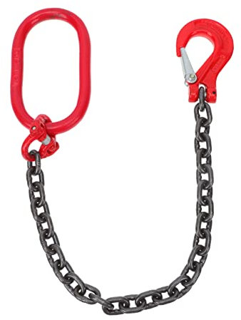 ULTECHNOVO Practical Chain Sling with Grab Hook Heavy Duty Lifting Sling for Lifting