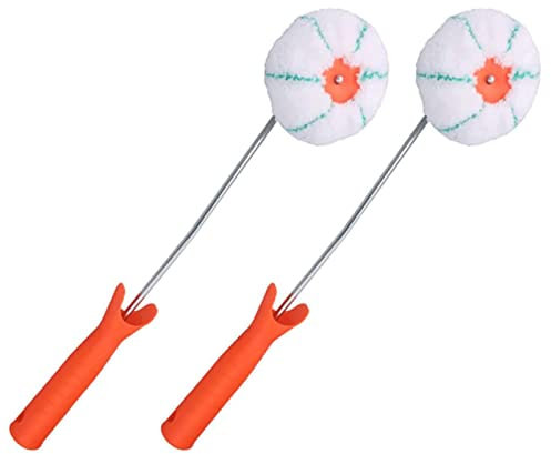POCHY Farbroller Rollenrahmen-Multifunktionsroller-Pinsel mit langem Griff-Farbroller für die Renovierung und Reparatur von Hauswänden, Decken bequem
