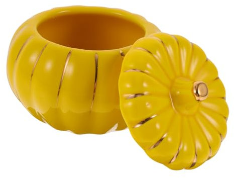 Cabilock Tazón de Cerámica Multifuncional - Cuenco de Calabaza, Sopa, Fideos, Guisado, Estofado - Huevera al Vapor y Cacerola