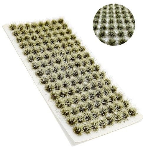 RXKFIGX 120 Herbe Statique Herbe Touffe d'herbe Statique ModèLe Plantes Modélisme Herbe Miniature Décoration Touffes d'herbe Statique pour Les Paysages Miniatures De Thème De Table De Sable