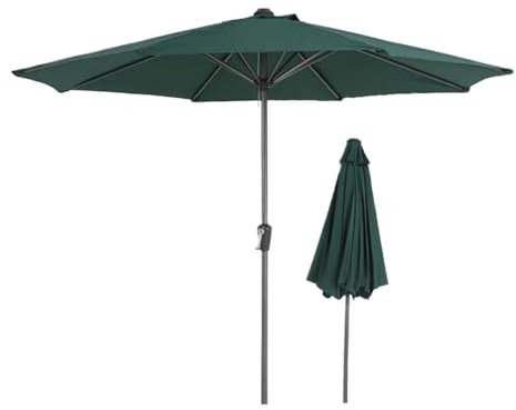 RUVOO Parasol Balcon Exterieur Parasol de Jardin Parasol Portatif De Parapluie De Plage Avec Le Parapluie Réglable De Poteau D'inclinaison Sans Base Parasol de Marché Parasol Plage