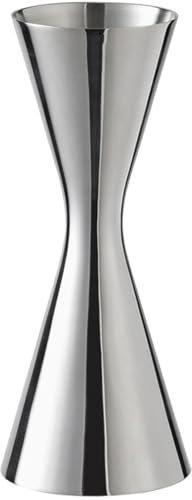 Jigger cocktail jigger per bartending da 1 once/2 once di cocktail in acciaio inossidabile con cocktail glossy a doppia testa integrato a doppia testa di misurazione di baristi.
