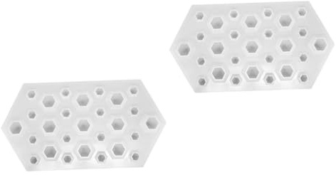 IMIKEYA 2 Piezas moldes para bandejas de hielo bandeja de hielo con tapa moldes para cubitos de hielo molde para hacer hielo esfera de hielo molde de hielo de diamante Transparent