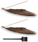 2 Stück Räucherstäbchen Halter,Räucherstäbchenhalter,Incense Holder,Räucherstäbchen Halterung,Halter Räucherstäbchen,Incense Stick Holder,mit Einem Mini-Besen für Yoga Meditation Büro Wohnkultur