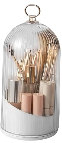 Zahnbürstenhalter mit Deckel wasserdicht und platzsparend | Wasserdichter Make-up-Pinsel-Organizer Großer Badezimmer Organizer Für Beauty-Pinsel, Kosmetik Und Lippenstifte