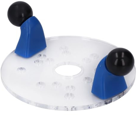 Generic Piastra Base Universale per Fresatrice PVC Trasparente Durevole e Stabile con Fori Preforati per Progetti di Lavorazione del Legno Accessori per Tavoli Fresatrice