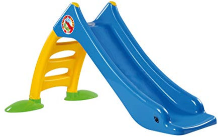 Rutsche Kinderrutsche + Frisbee, Wasseranschluss 120cm Rutschbahn (EU Ware) blau
