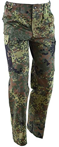 Genuine German Army Pants Military Issue Flecktarn Camouflage Combat Trousers New 36W x 34L Tall