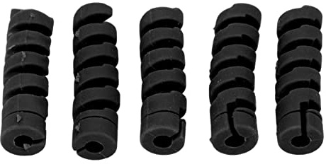 SPYMINNPOO Avvolgicavo a Spirale per Bicicletta da 5 Pezzi, Involucro in Gomma per Cavo di Protezione del Telaio della Protezione del Telaio della Bici del Cambio della Bicicletta