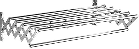 Stendibiancheria da Parete in Acciaio inossidabile Stendino a Fisarmonica Ripiegabile Stendipanni da muro Interni Esterni Wall Mounted Laundry Clothes Drying Rack ( Color : Drying Rack , Size : 70cm )
