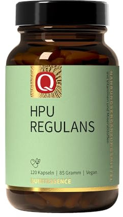 Quintessence HPU Regulans, HPU Kapseln 120 Stk. - Für erhöhten Nährstoffbedarf bei HPU/KPU, Ohne Zusatzstoffe, Abgestimmter Mix aus Vitaminen & Mineralstoffen, Vegan, Produziert in Deutschland