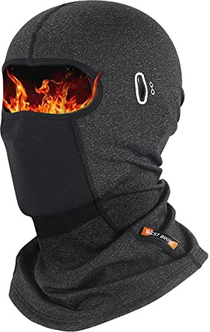 VDYXEW Winter Skimaske Sturmhaube, Winddichte warme Sturmhaube für Herren und Damen, Thermal Fleece Outdoor Sports Schutzausrüstung
