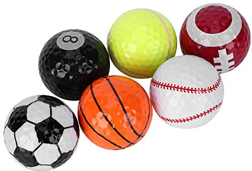 6-teilige Tragbare Golfb?lle, Farbige Golfball-Kits, Sport-übungs-Geschenkb?lle, Zubeh?r, Training, Sport-Geschenk, übung, Driving Range, Neuheitsspa? für den Wettkampfeinsatz