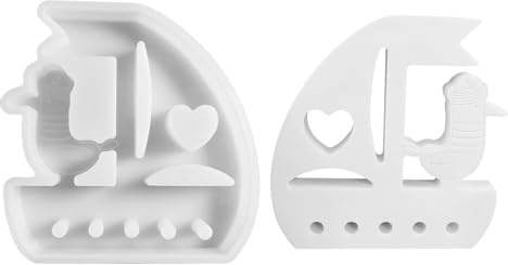 Silikonformen Gießformen, Silikonformen Möwen Segelboot, Silikonform Kerzenhalter Gießformen Silikon, Gipsformen zum Gießen, Silikon Formen Zum Gießen, Silikonform Kerzen für DIY Kerzen Deko