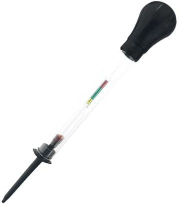 Renopfect Testeur de liquide de refroidissement antigel, testeur de liquide de refroidissement, densimètre de liquide de batterie de voiture, testeur de densité antigel professionnel pour voiture