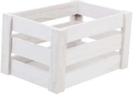 TOPBATHY Cassa in Legno Stile Rustico Scatola Legno Per Camera Da Letto Contenitore Decorativo Per Oggetti Vari Da Scrivania