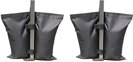 Kisangel 4pièces Poches De Lestage pour Tente De Pavillon Fixation Robuste avec Fermeture Éclair Lot pour Camping Et Événements Plein Air Remplissage Facile avec Sable Compatible Plupart De