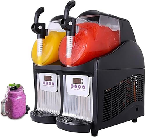 Máquina para derretir nieve comercial Máquina para hacer granizados de hielo de 300 W Dispensador automático eléctrico de jugo y té helado para fiestas en bares