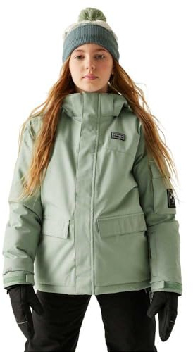 Dare2b Unisex Kids Shredder Ski Jacket, Glacier Green, 9-10 Years EU