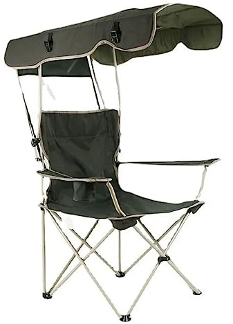 GYKOZY Silla de sombrilla portátil, diseño de Hebilla de plástico, Plegado y desplegado rápido, Conveniente y rápido, Adecuado para Playa, Camping, Barbacoa y Pesca, etc.