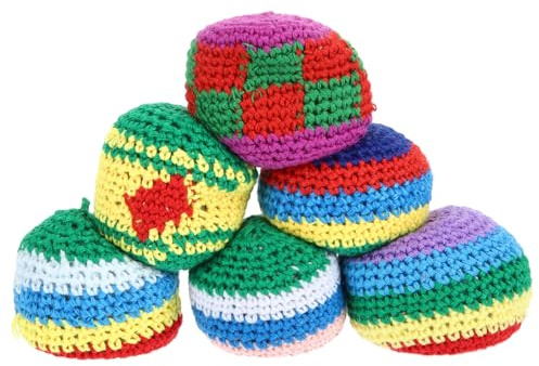 UPKOCH 6 Piezas Sacos de Tejidos Bolsa de Pesas Juguete Educativo para Familiar Colores Aleatorios Color Aleatorio Color Aleatorio
