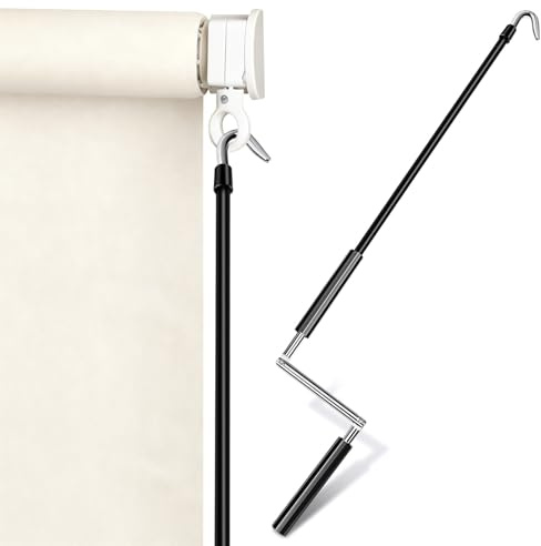 HAPINARY Manovella per Sole in Metallo per Camper e Patio Bacchetta Manuale Telescopica per Tende da Sole Retrattili e Pensiline Utensile Robusto per Ombreggiature Esterni