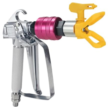 Spruzzatore airless 3600 PSI ad alta pressione con ugello regolabile e ingresso rotante filettato da 35,6 cm, per vernice al lattice e la maggior parte degli spruzzatori airless