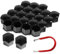 Gebildet 22Pieces Wheel Nut Cap 21mm, Wheel Bolt Nut Caps Covers, Hexagonal Tire Nut Covers with Removal Tool Set for Cars (Not Fit with Locking Wheel Nuts)