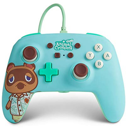 Verbesserter kabelgebundener PowerA-Controller für Nintendo Switch - Animal Crossing: Tom Nook