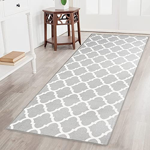 Floordirekt Teppichläufer Navan - Feinschlingen Teppich mit Muster - Läufer für Küche, Flur & Wohnraum - Pflegeleichter Flor (80 x 150 cm)