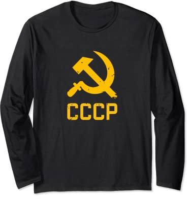 USSR Union soviétique Marteau et faucille Russie Russia CCCP Manche Longue