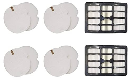 Casa Vacuums Replacement 2 HEPA, 4 Foam and 4 Felt Filter Kit Fits Shark Lift-Around Portable LA400, NP317W, NP318, NP319 and NP320. Compare to XFF318 XHF319
