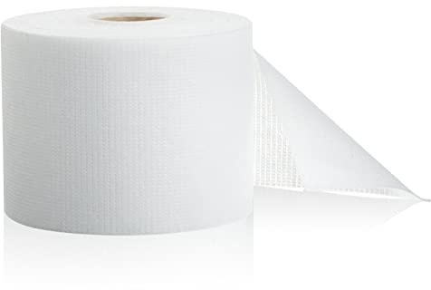 Tondiamo 4 Inch x 98 Foot Textile Fiberglass Waterproofing Roof Tape Anti Fracture Membrane Fabric Sheet Reinforcing Mesh Fabric Liquid Drywall Tape Waterproofing Membrane for Shower Walls and Tiles
