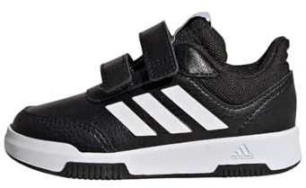 adidas Unisex Baby Tensaur Hook and Loop Shoes, Cloud White/Core Black, 7 UK Child