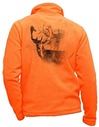 Pets-easy Custom dain orange Fleecejacke - Größe S Jagdbekleidung