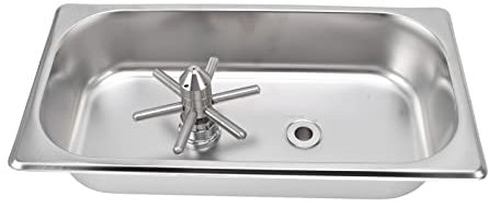 Barre de rinçage en Verre en Acier Inoxydable Laveuse de gobelets en Verre Rotation Automatique Cupfor Coffee Shop Glass ing Rinser Bar Laveuse de Verres