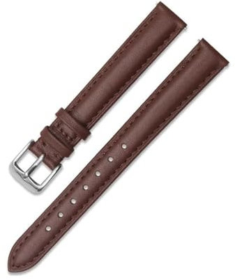 ROWCES Damen-Uhrenarmband aus Leder, 12mm – 20mm, Uhrenarmband, Ersatzzubehör + Installationswerkzeuge, 13mm