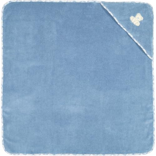 Vossen Kapuzentücher Teddy Dusty Blue - 4695 100x100 cm