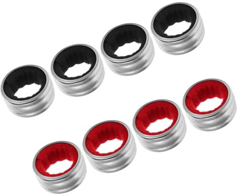AUTSUPPL 8pcs Stainless Steel Wine Drip Leak Bottle Drip Collar for Wine Bottles Elegant Design for Home Gatherings and Parties
