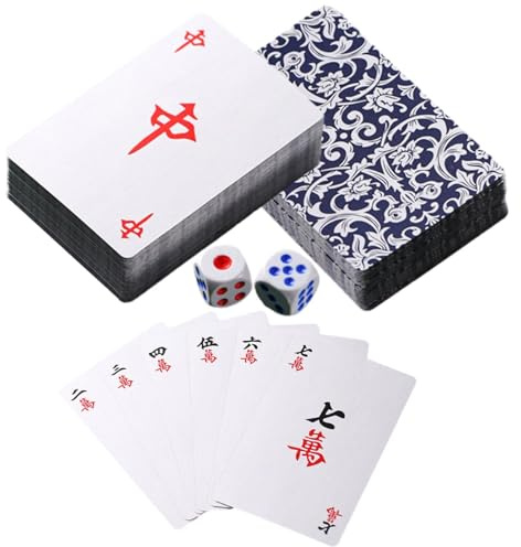 Mahjong hemspel, Mahjong lägerkort, Mahjong spelset, Mahjong reseset, bärbara Mahjong-kort, Mahjong-partyspel, bärbara mahjong-kort, kinesiska Mahjong-spel, Mahjong-kortkuber, Mah